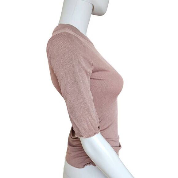 free people talk to me ruched t-shirt - Picture 3 of 5